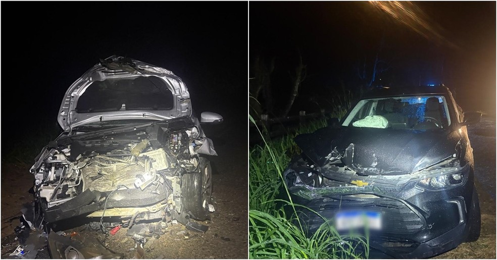 Acidente deixou nove feridos na MG-126, em Rochedo de Minas — Foto: PMRv/Divulgação