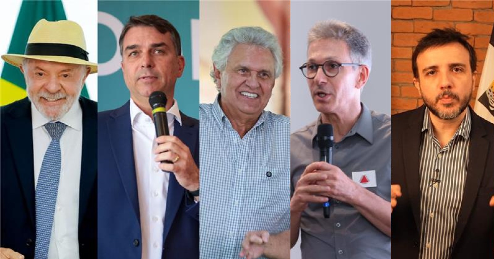 g1 e GloboNews convidam Lula, Flávio Bolsonaro, Ronaldo Caiado, Romeu Zema e Renan Santos para entrevistas
