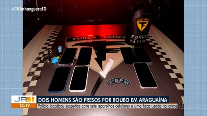 Dois homens são presos suspeitos de roubo em Araguaína