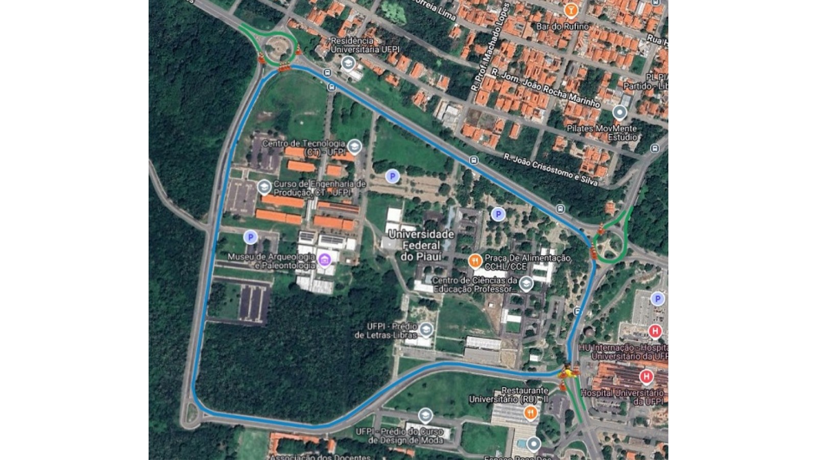 Campus da UFPI em Teresina será aberto para atividades físicas aos domingos e terá entradas bloqueadas para carros 