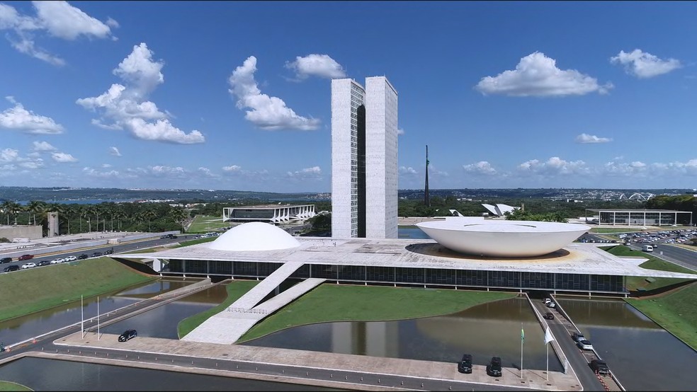 Congresso Nacional, em Brasília — Foto: Reprodução/TV Globo