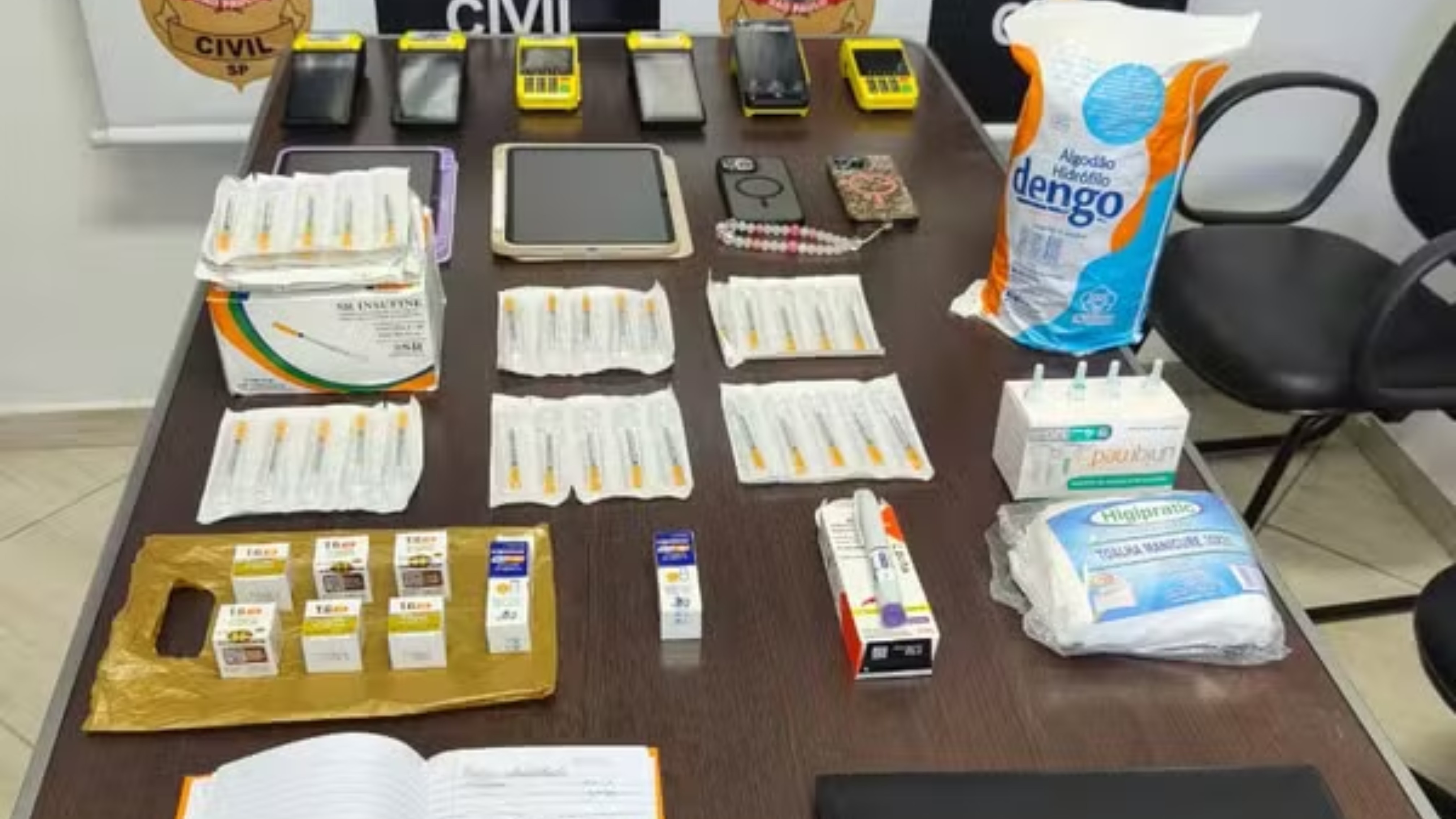 MP denuncia casal suspeito de vender canetas emagrecedoras irregulares em loja de celulares em Piracicaba