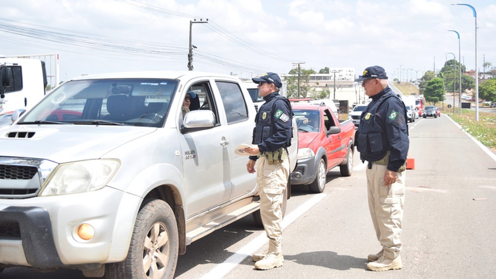 A ação tem como objetivo principal reforçar a segurança no trânsito — Foto: Divulgação/PRF