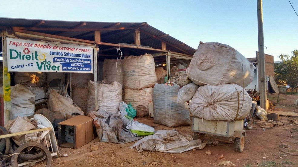 Homem doa mais de R$ 140 mil para Hospital de Amor em RO com dinheiro arrecadado da reciclagem de latinhas — Foto: Reprodução