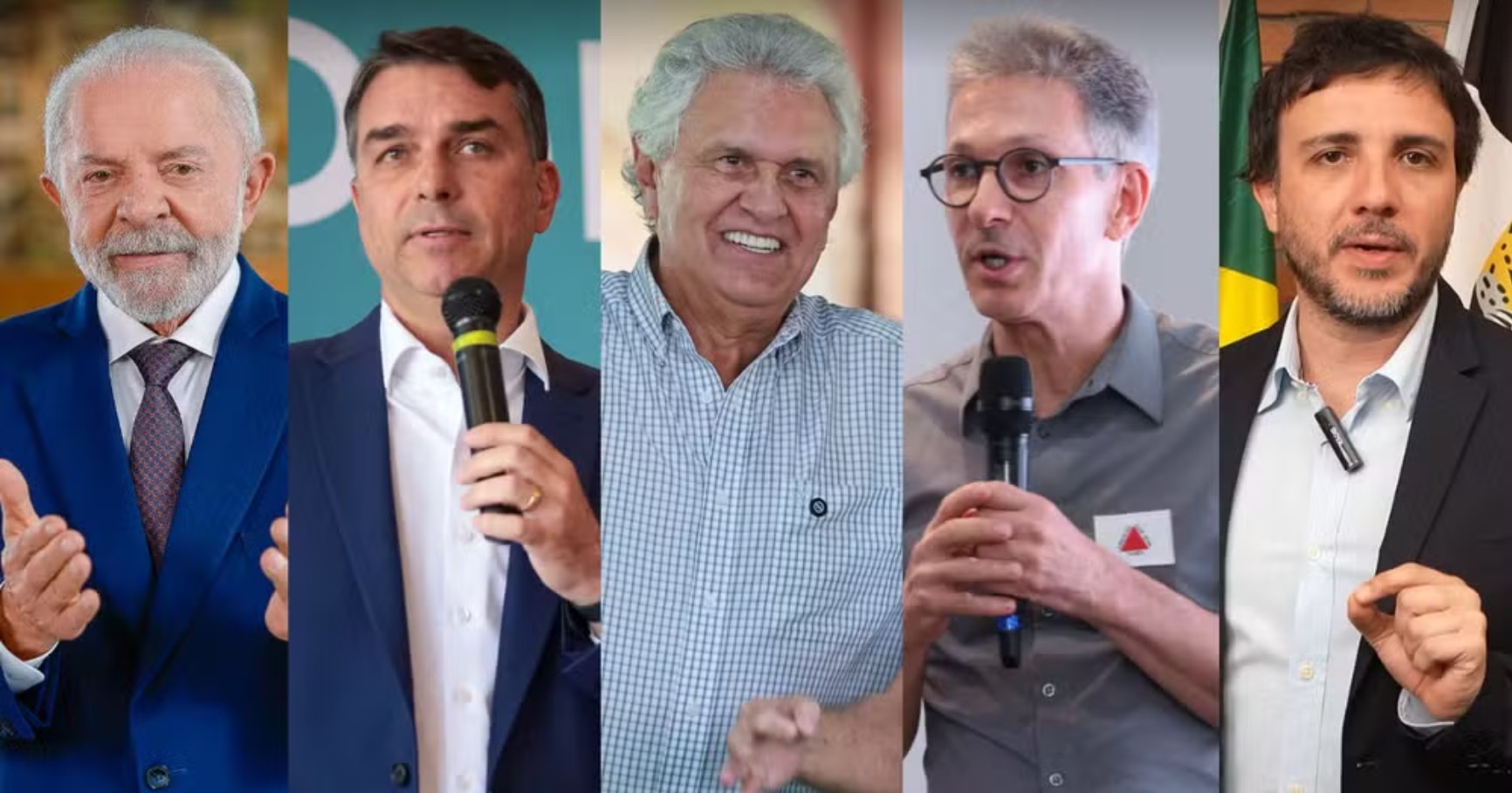 Quaest no DF: Lula, 28%; Flávio Bolsonaro, 26%; Ronaldo Caiado, 13%; Augusto Cury, 3%; Romeu Zema, 3%; Renan Santos, 3%