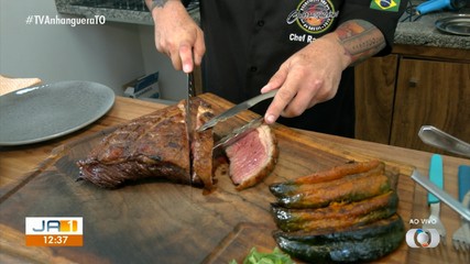Confira o resultado do churrasco preparado por chef na cozinha do JA 1
