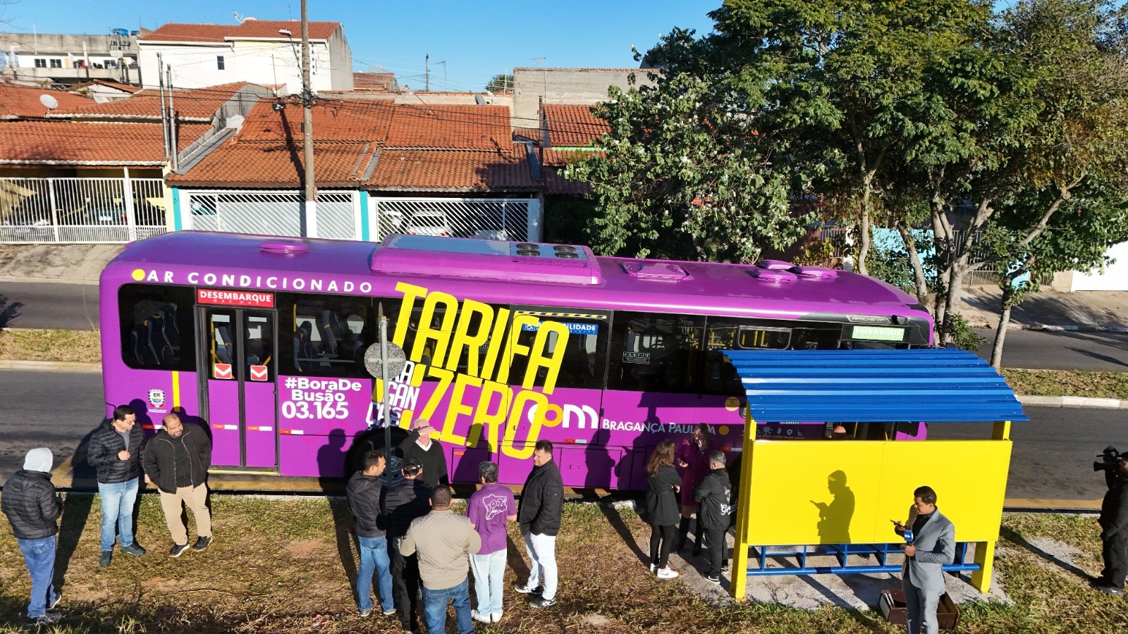 Bragança Paulista inicia ônibus gratuito com Tarifa Zero