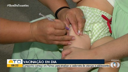 Campanha de multivacinação para crianças e adolescentes inicia em Palmas