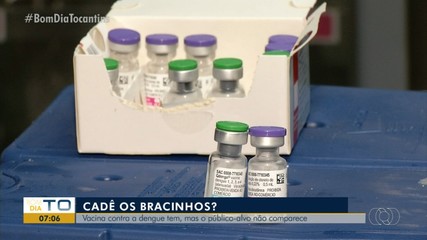 Vacina contra à dengue tem doses disponíveis, mas baixa adesão do público