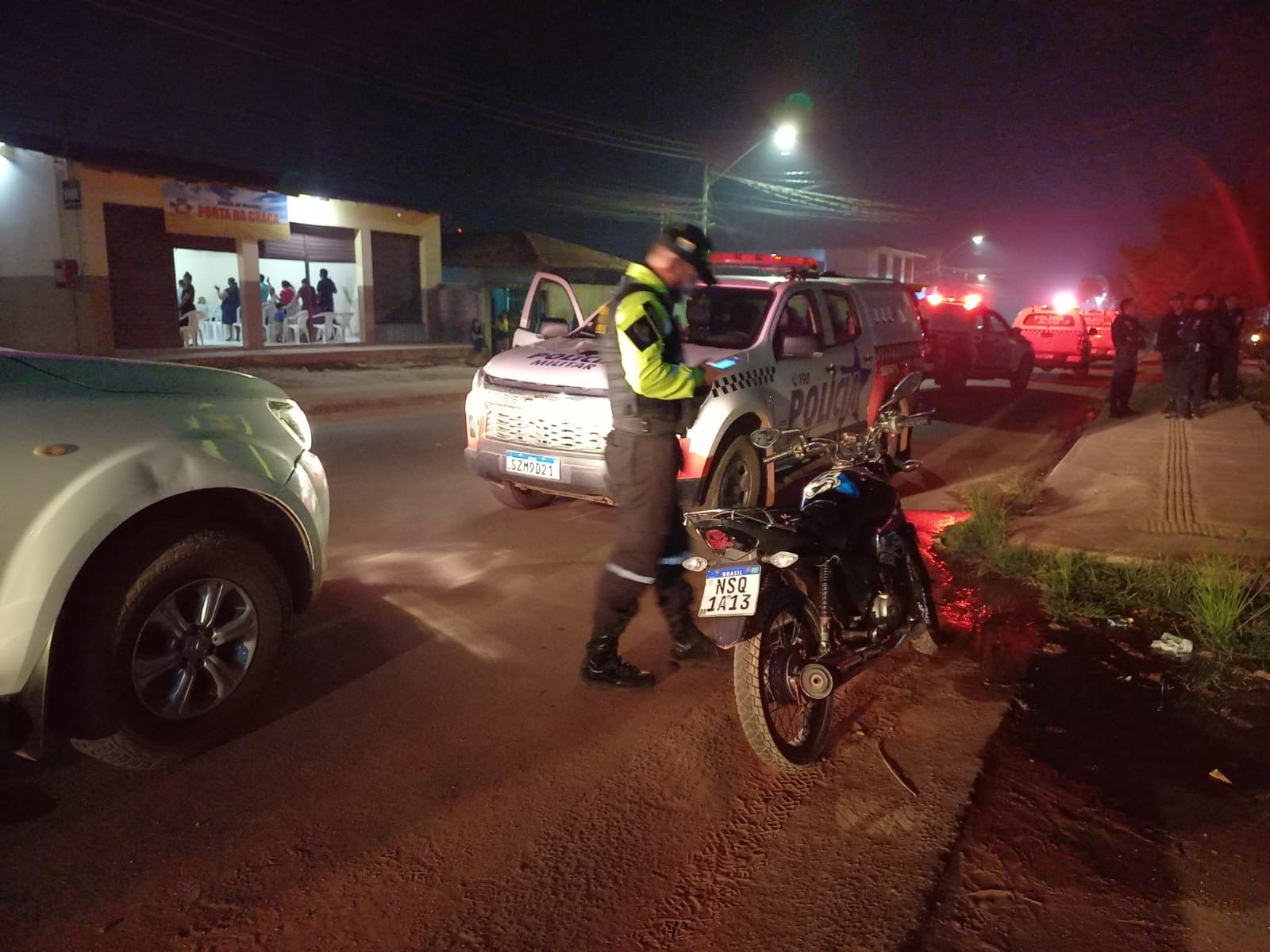 Motociclista em alta velocidade é interceptado pela PM e preso por quebra de medida cautelar em Santarém 