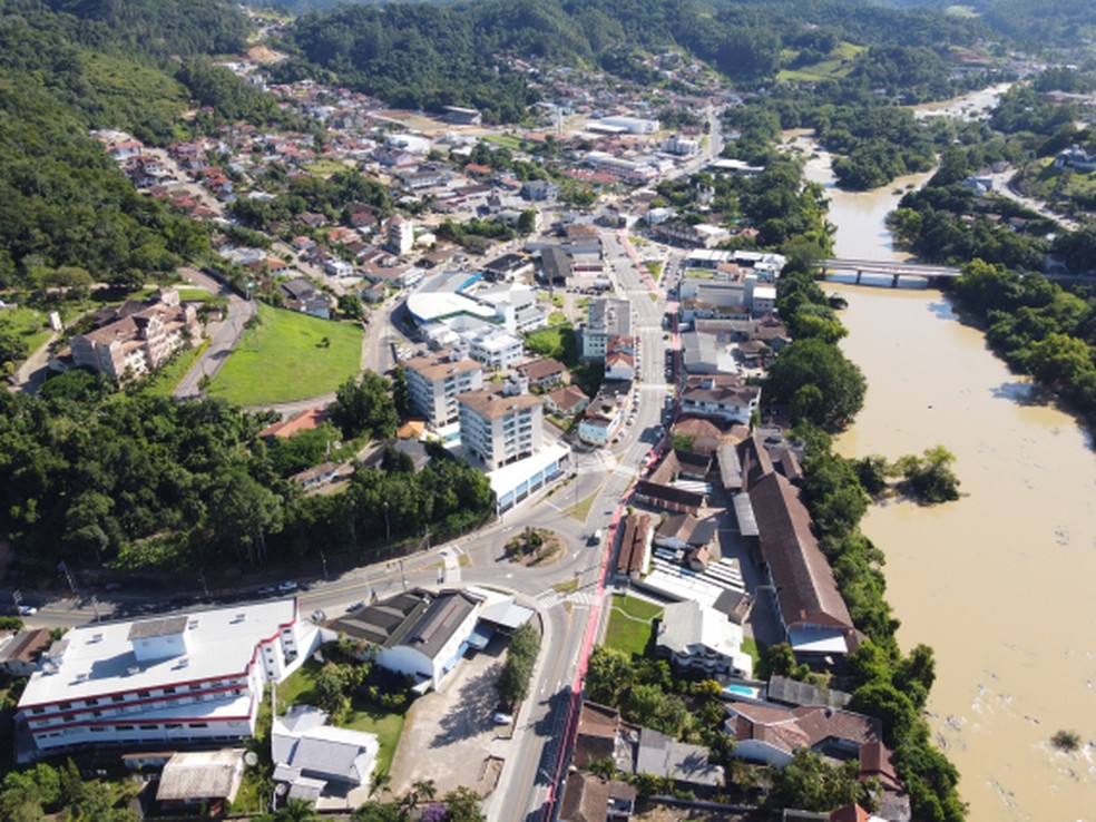 Ibirama, no Vale do Itajaí — Foto: Prefeitura de Ibirama/ Divulgação