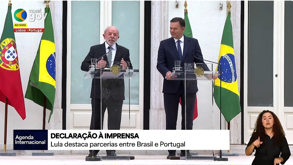 Lula diz que Brasil e Portugal vivem melhor momento da relação e exalta brasileiros que vivem no país: 'povo trabalhador'