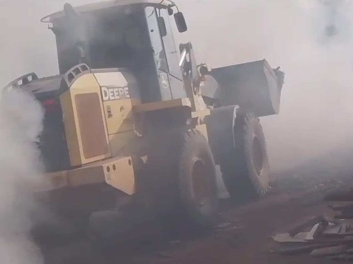 Incêndio atinge Ecoponto Mário Dedini I em Piracicaba