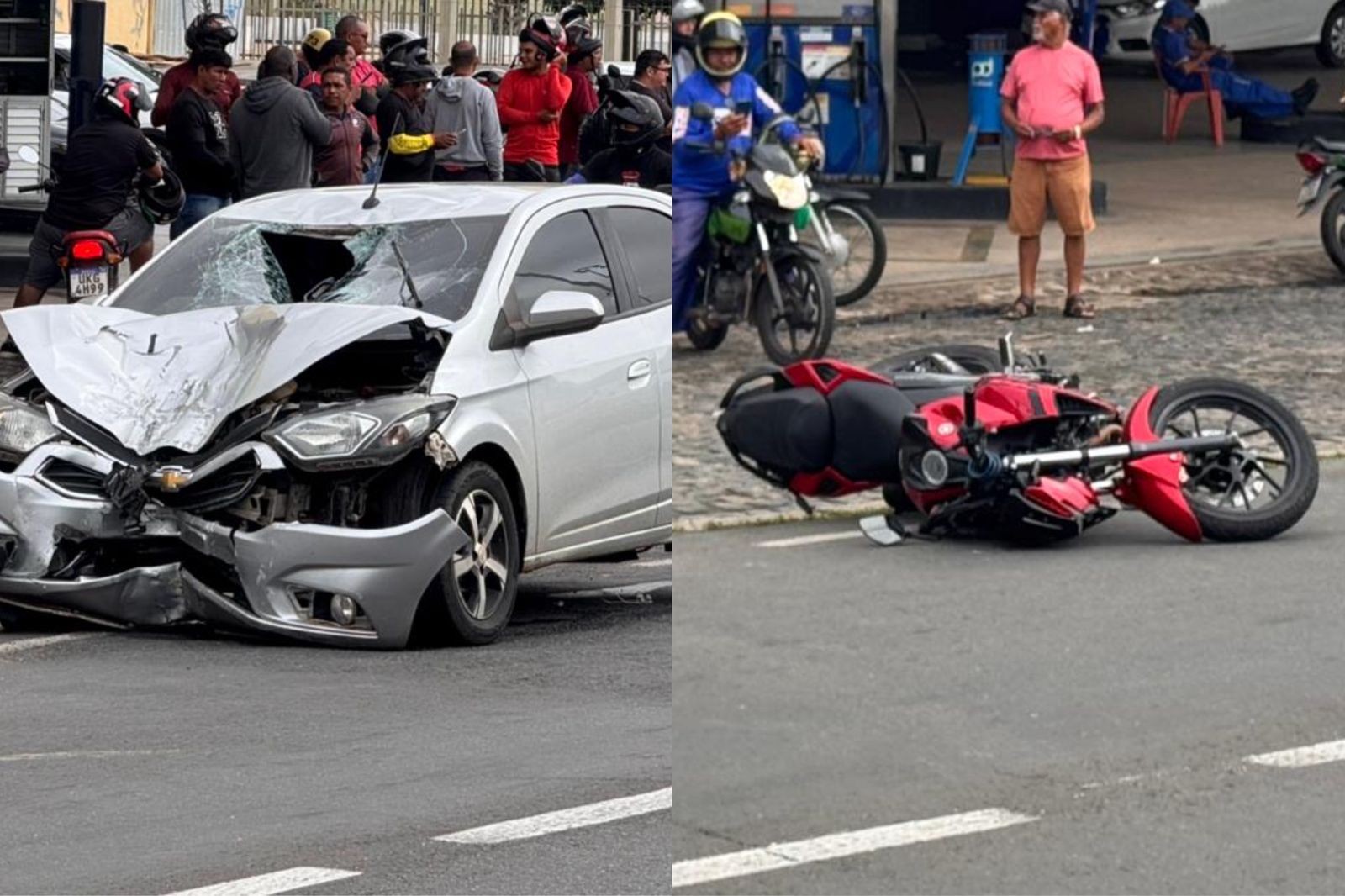Motociclista morre após ser atropelado e arrastado por carro em avenida de Teresina