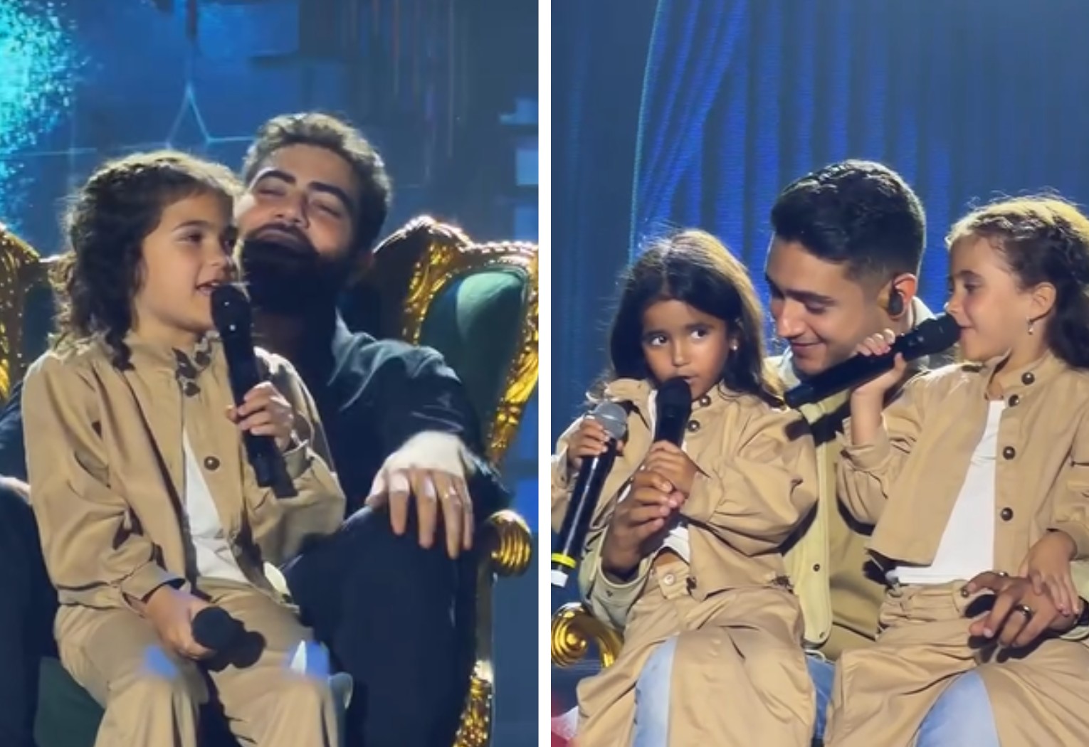Filhas de Henrique e Juliano cantam em show e surpreendem fãs: ‘Parece uma dupla feminina’