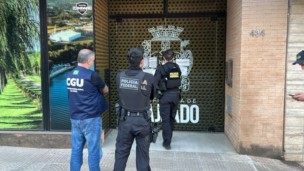 PF faz operação contra desvio de recursos destinados à recuperação das enchentes em Lajeado — Foto: Polícia Federal/Divulgação