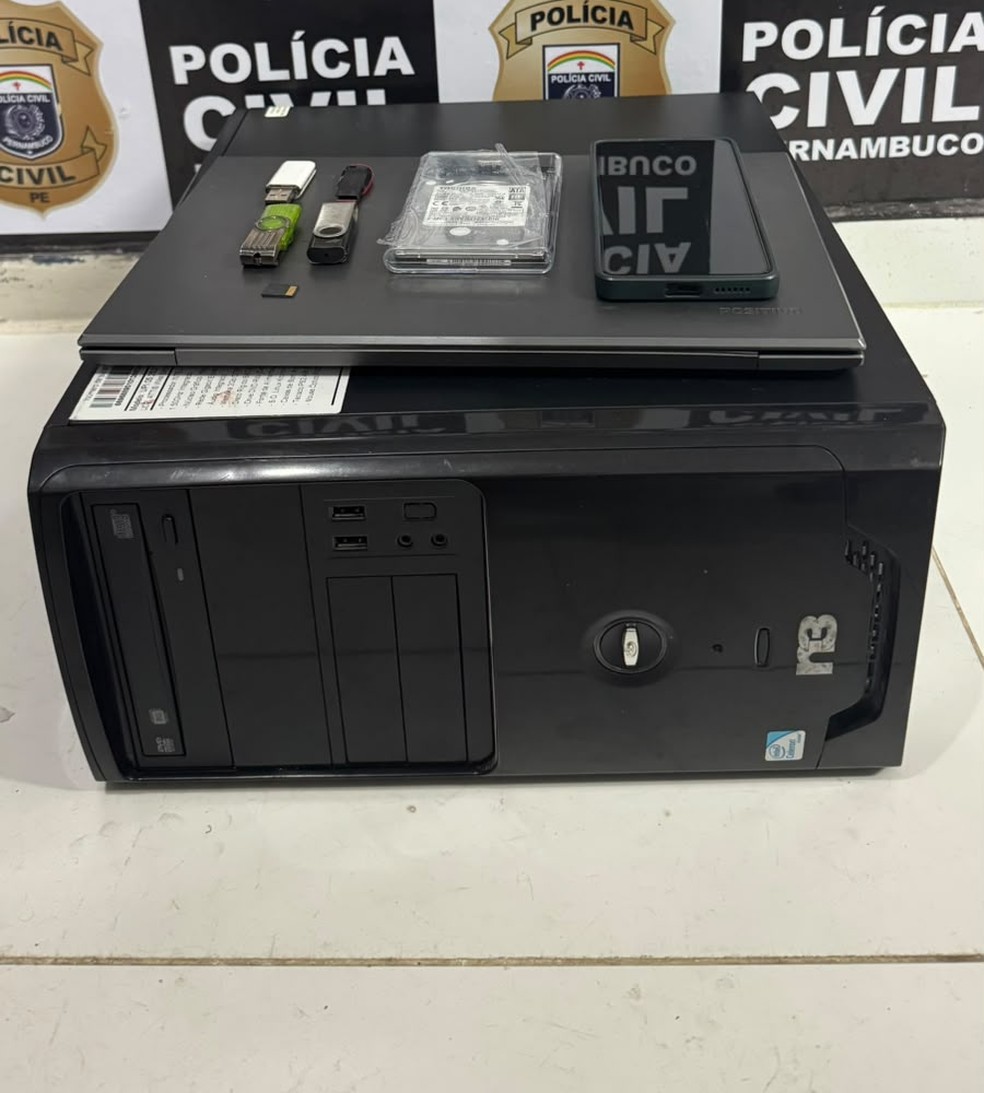 Polícia Civil faz operação contra exploração sexual infantil em Petrolina — Foto: PCPE - Divulgação