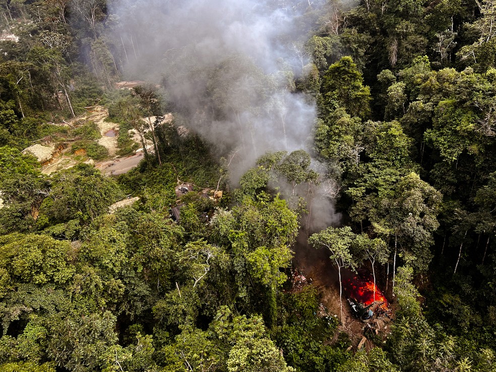 Terra Yanomami zera alertas de garimpos ilegais pela primeira vez desde 2020, indica Polícia Federal