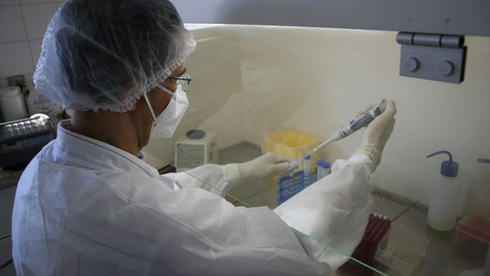 Laboratório Central (Lacen) do Espírito Santo. — Foto: Sesa/ES