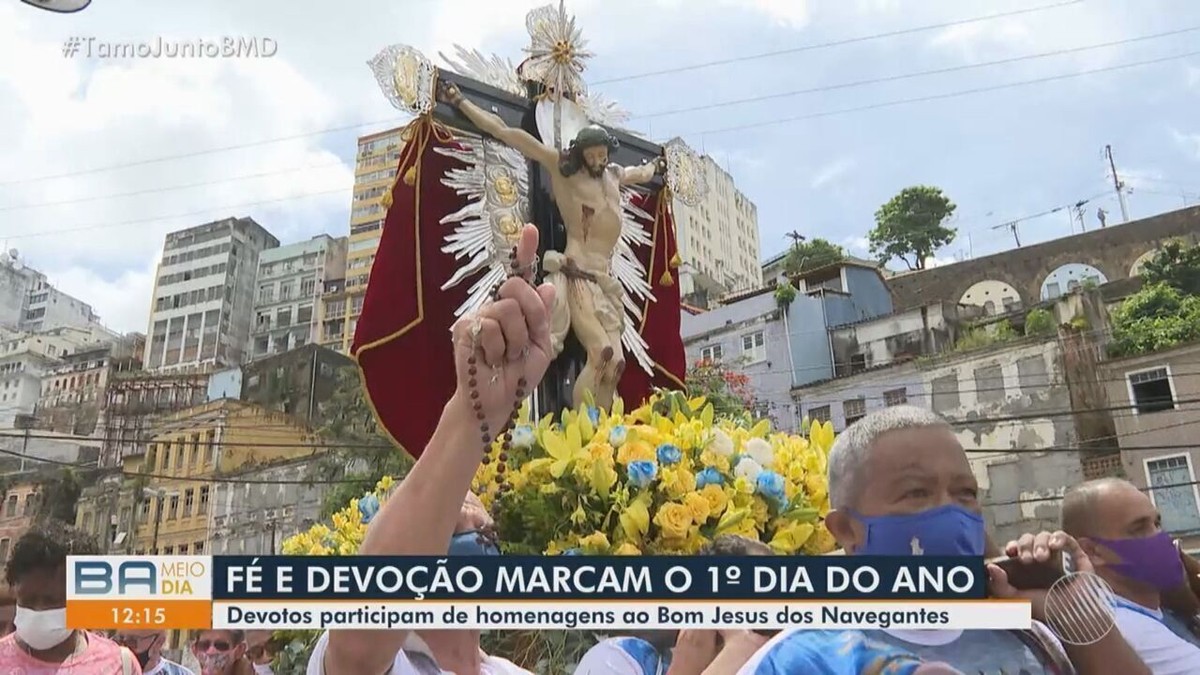 Como acontece há 200 anos, devotos celebram Bom Jesus dos  Navegantes e Senhora da Boa Viagem