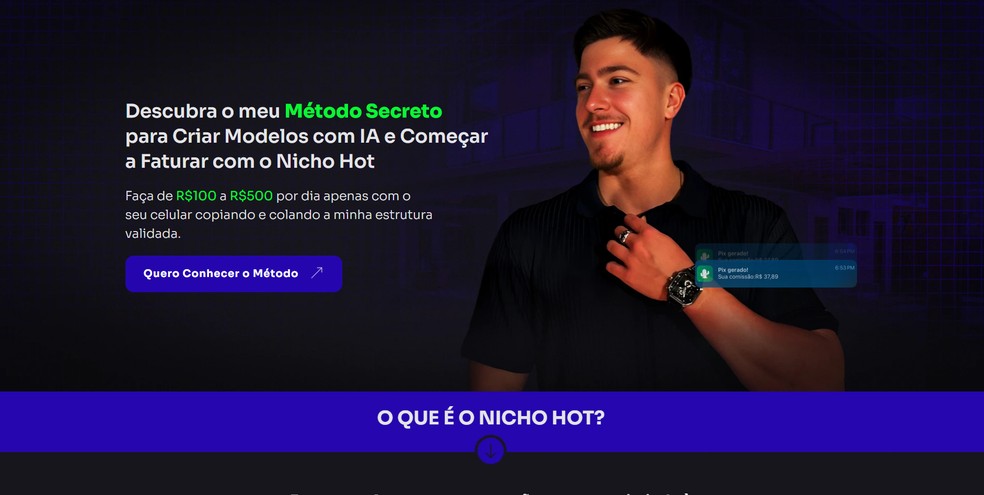 Curso que ensina a criar a sua 'IA do job' — Foto: Reprodução