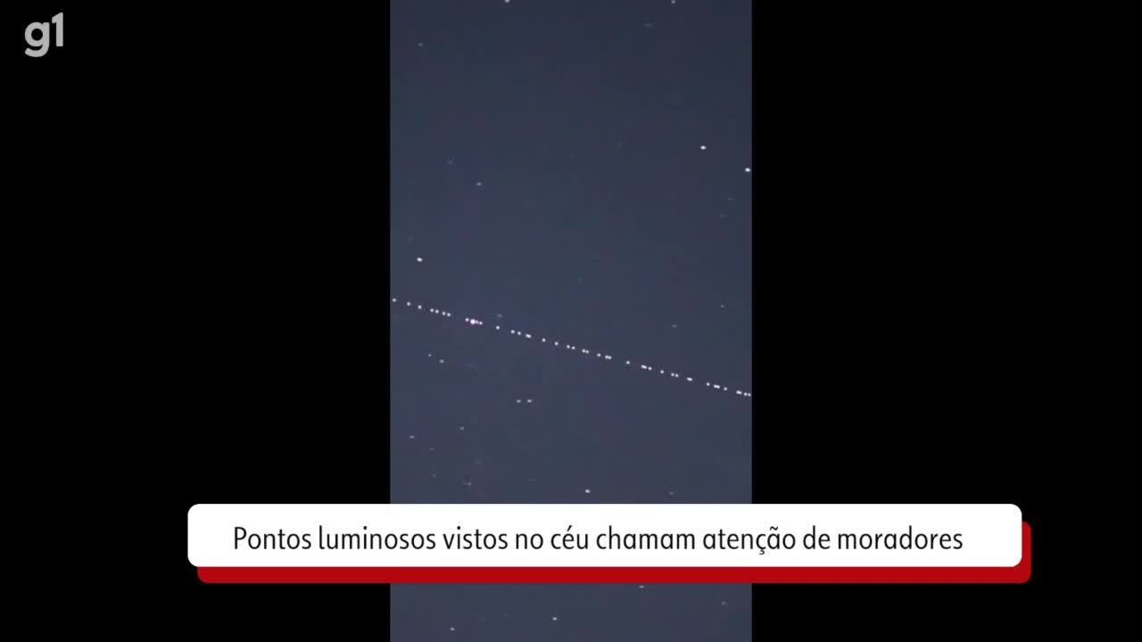 VÍDEO: 'Luzes no céu' são vistas no interior de Pernambuco e chamam atenção de moradores