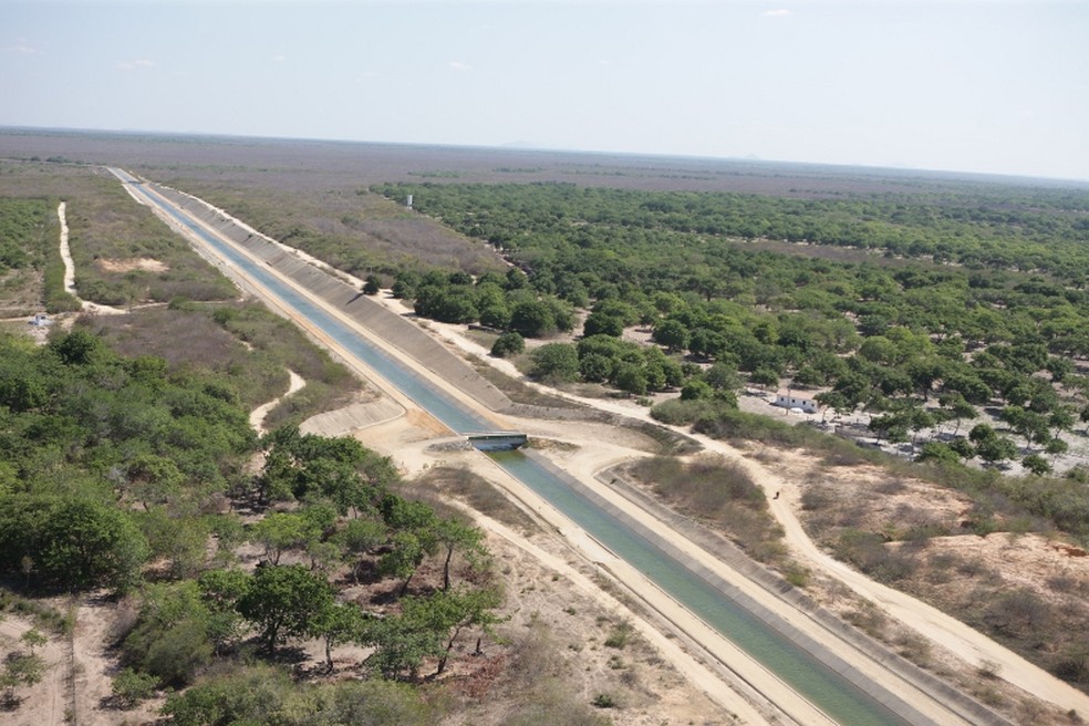 Eixão das Águas é uma das obras beneficiados por aporta do novo PAC — Foto: Governo do Estado/Divulgação