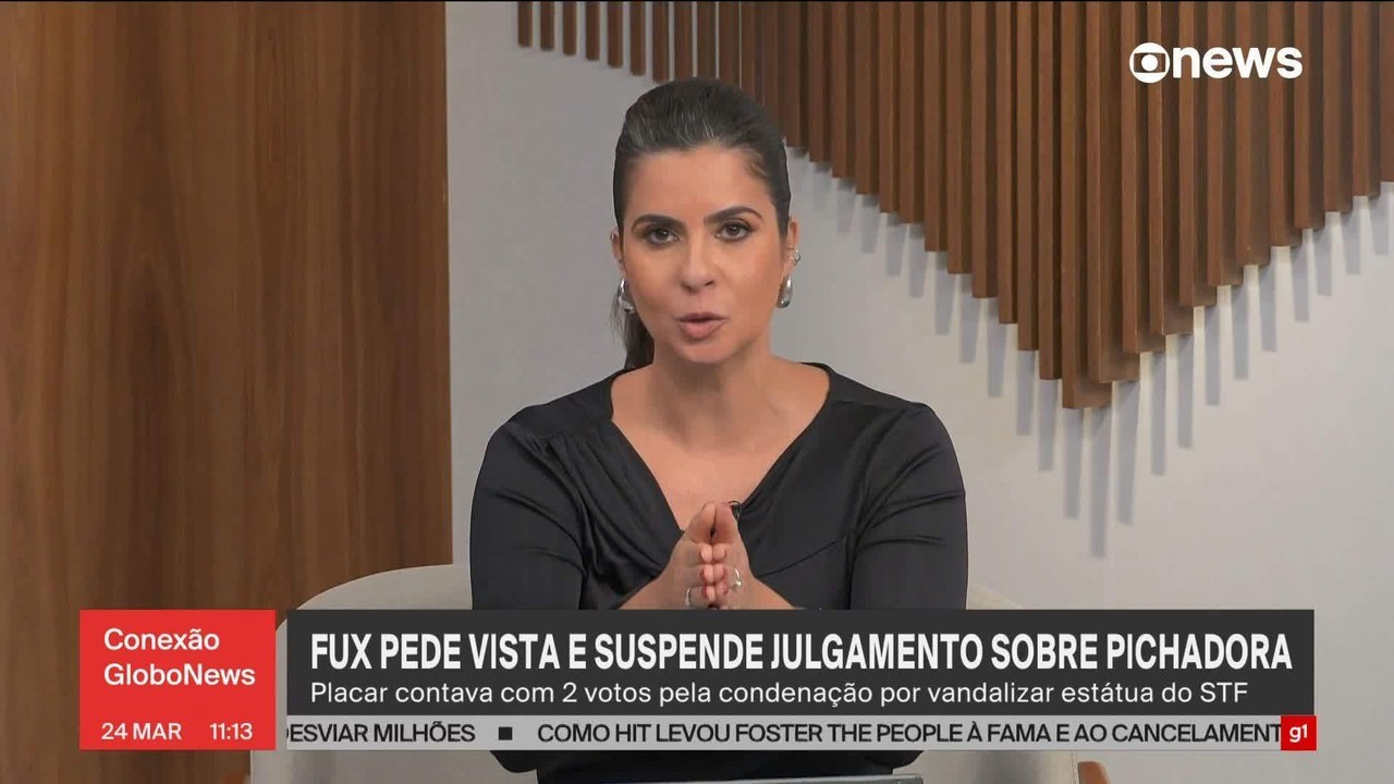 STF marca para o dia 25 julgamento da pichadora da estátua da Justiça nos atos golpistas | Política