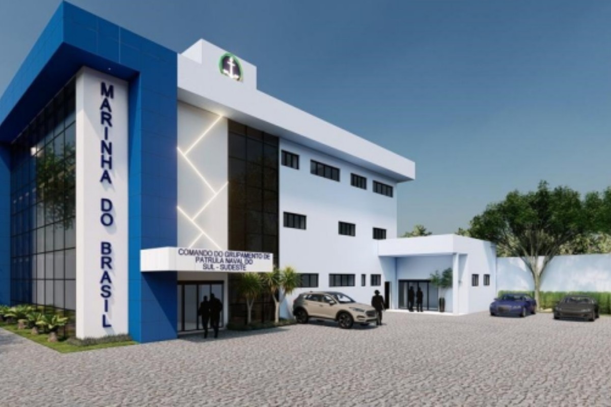Marinha inicia obra de R$ 4,5 mi para sede da Patrulha Naval no Porto de Santos; entrega em 2026