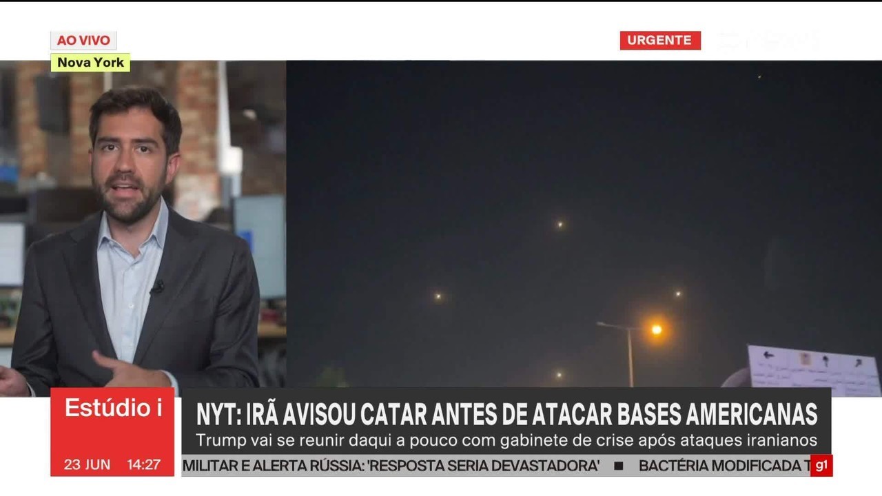 Irã ataca base americana: VÍDEO mostra mísseis no céu de Doha, no Catar
