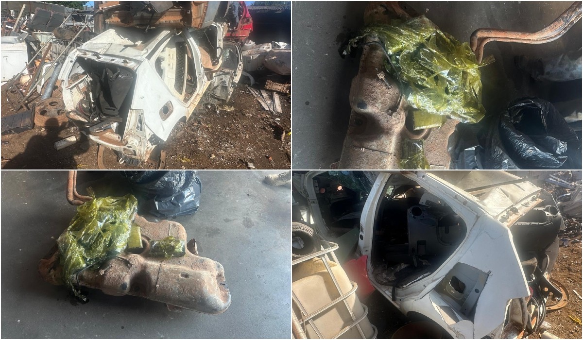 Dono de ferro-velho encontra maconha escondida em tanque de combustível de carro comprado em leilão
