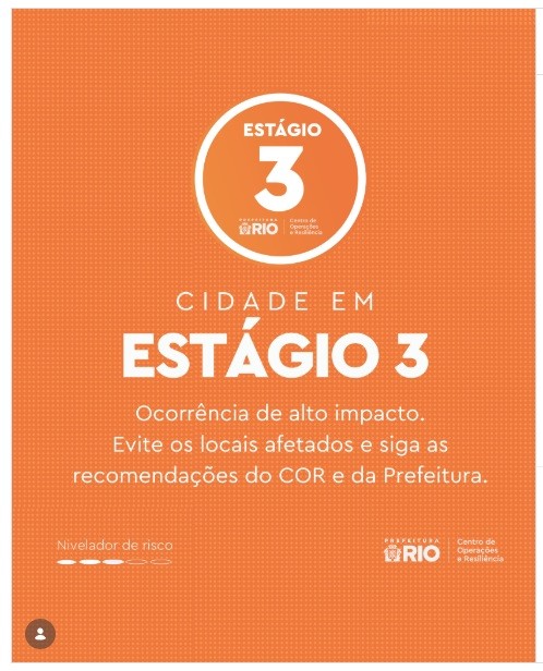 Rio de Janeiro entra em Estágio 3