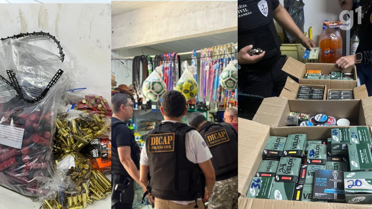 Operação contra comércio ilegal de munições prende cinco pessoas em Parnarama no MA