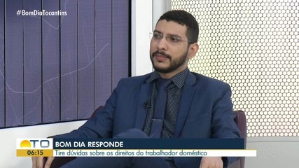 Advogado explica direitos de trabalhadores domésticos no Bom Dia Responde