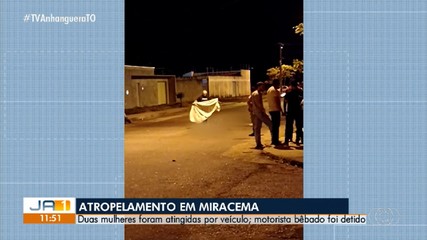 Duas mulheres morrem após serem atingidas por carro em Miracema
