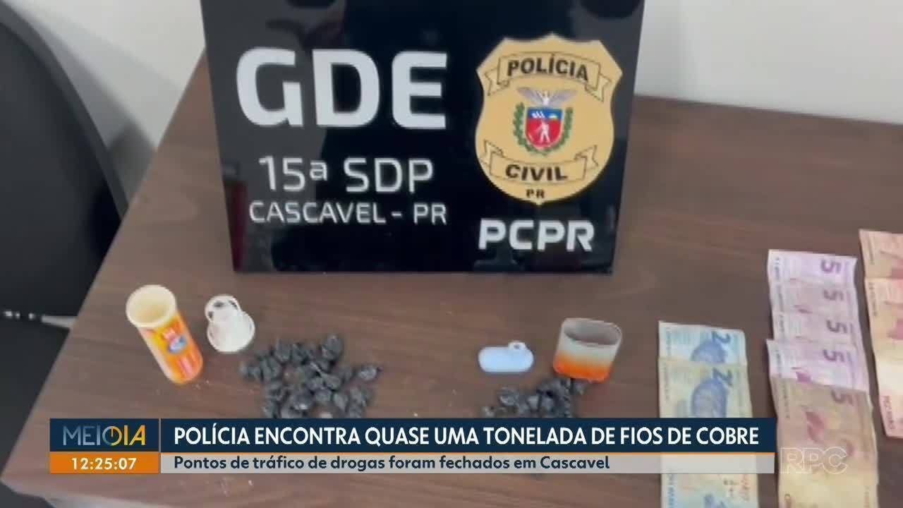 Pol Cia Prende Em Flagrante Homem Suspeito De Tentar Usar Uma Tonelada De Fios De Cobre Roubados