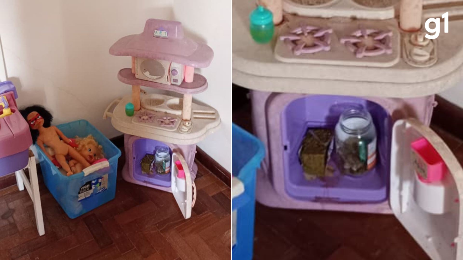 Casal é preso com maconha escondida dentro de casinha de boneca da filha de 9 anos no RS