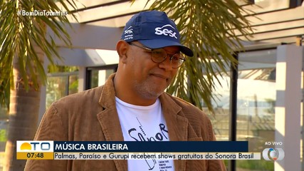 Sonora Brasil leva shows gratuitos para Palmas, Gurupi e Paraíso do Tocantins