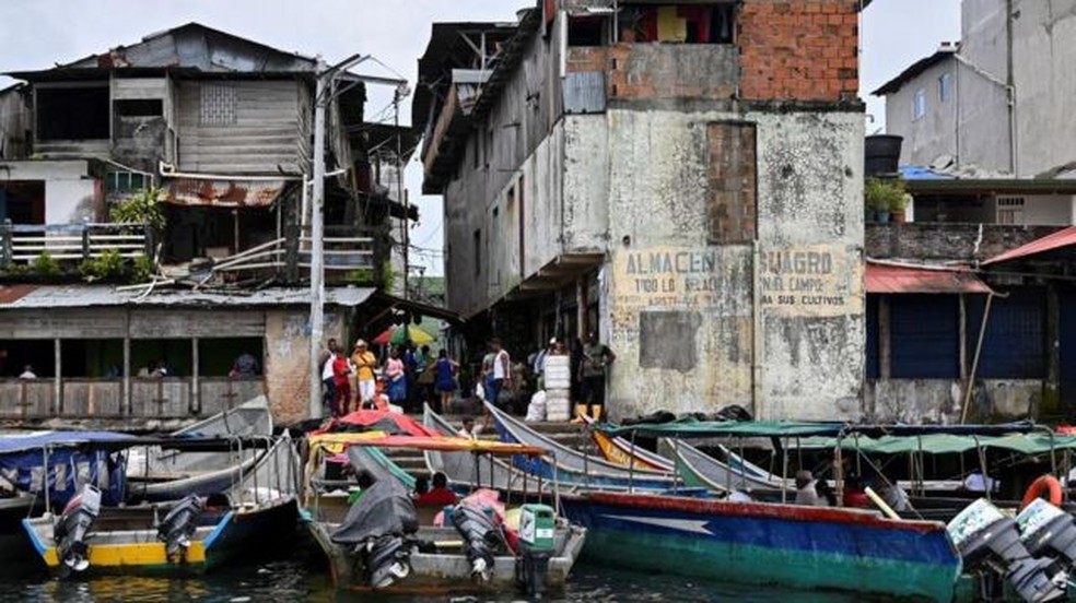 Mais da metade dos habitantes de Tumaco vivem abaixo da linha de pobreza — Foto: Getty Images/Via BBC