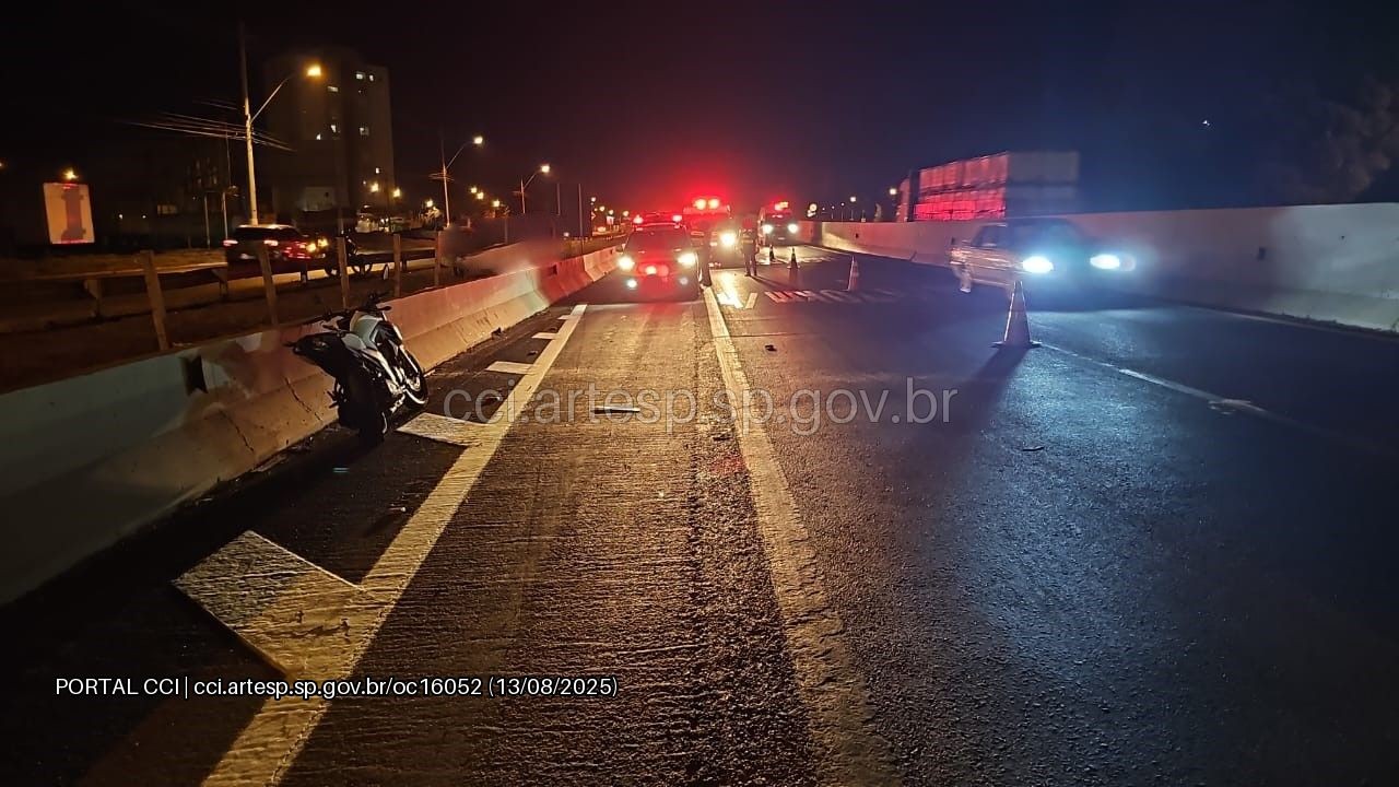 Motociclista morre em acidente, e motorista de carro é preso por embriaguez após tentar fugir em Sertãozinho