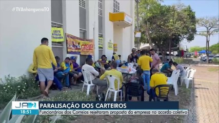 Greve dos Correios continua no TO após trabalhadores rejeitarem proposta da empresa