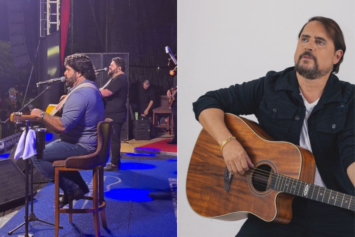 Em show, César Menotti e Fabiano fazem homenagem a Mauri, morto em acidente de trânsito: 'grande amigo'; VÍDEO