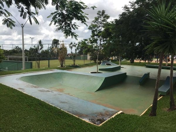 Pista de skate no Condomínio Solar de Brasília — Foto: Condomínio Solar de Brasília/Divulgação