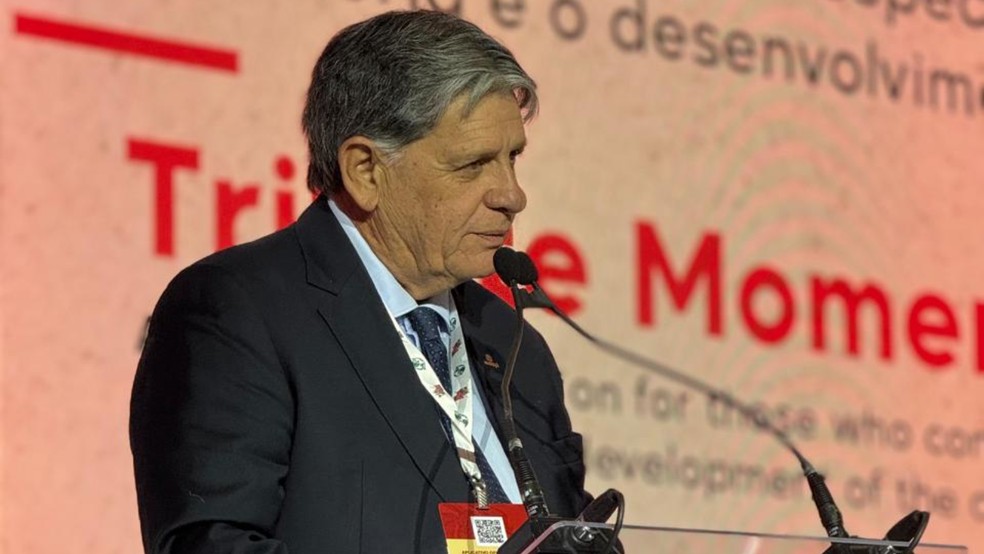 Sustentabilidade, qualidade do café brasileiro que avança o mundo e o Protocolo Gerações foram temas mencionados pelo presidente durante a homenagem — Foto: Crédito: Divulgação.