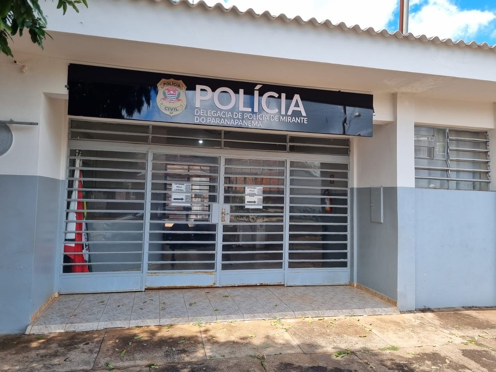 Delegacia da Polícia Civil de Mirante do Paranapanema (SP) — Foto: Arquivo/g1