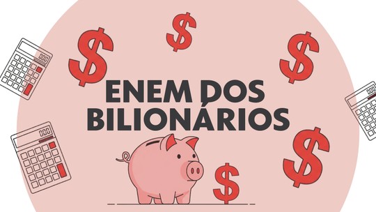 'Enem dos bilionários': QUIZ testa sua habilidade com fortunas de até R$ 29 bilhões - Você se acostumaria a lidar com tantos zeros na conta-corrente? Faça o quiz e veja se ainda se lembra de conceitos matemáticos cobrados no Exame Nacional do Ensino Médio.