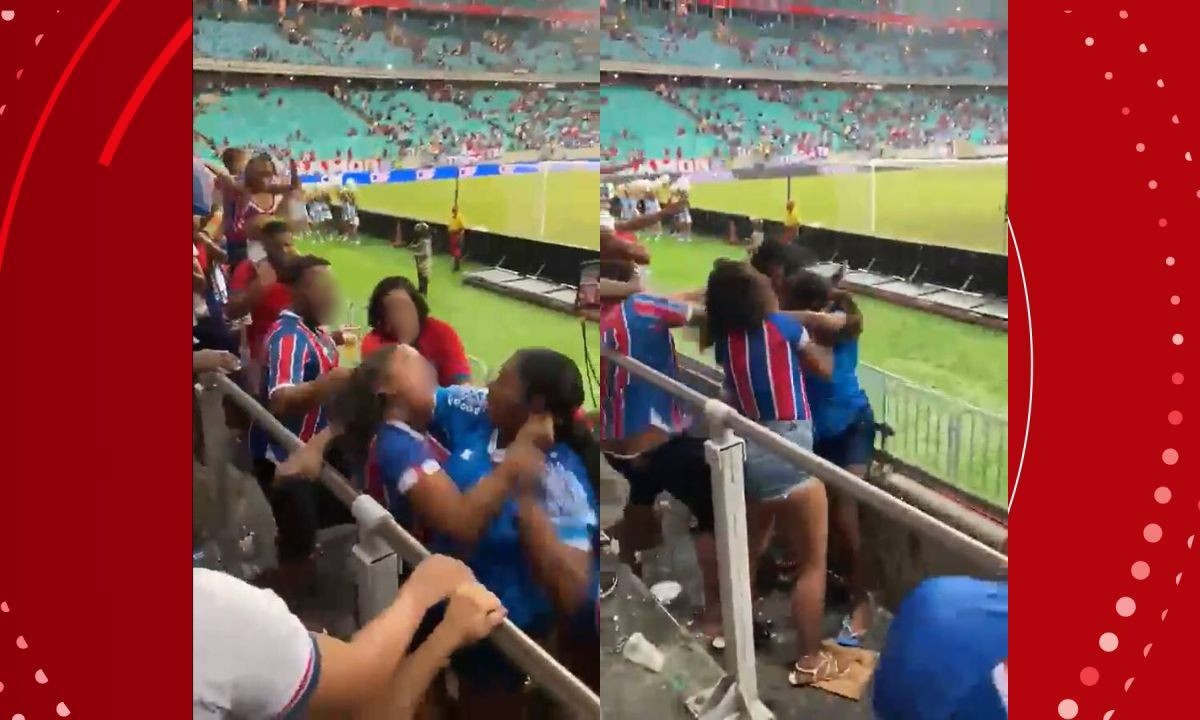 Quatro torcedores do Bahia são detidos em Salvador após briga em estádio