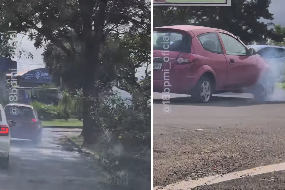 Criminoso tenta fugir da polícia com carro furtado, mas acaba preso após perseguição em Presidente Prudente