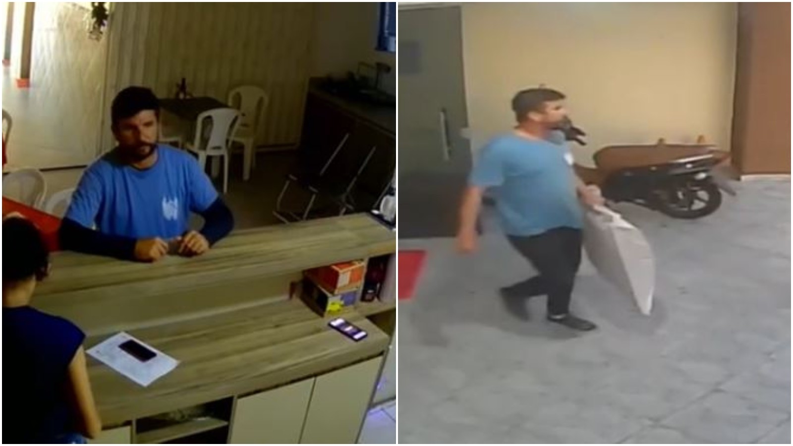 Homem se hospedava com fronha gigante em pousadas do Ceará e saía furtando televisões