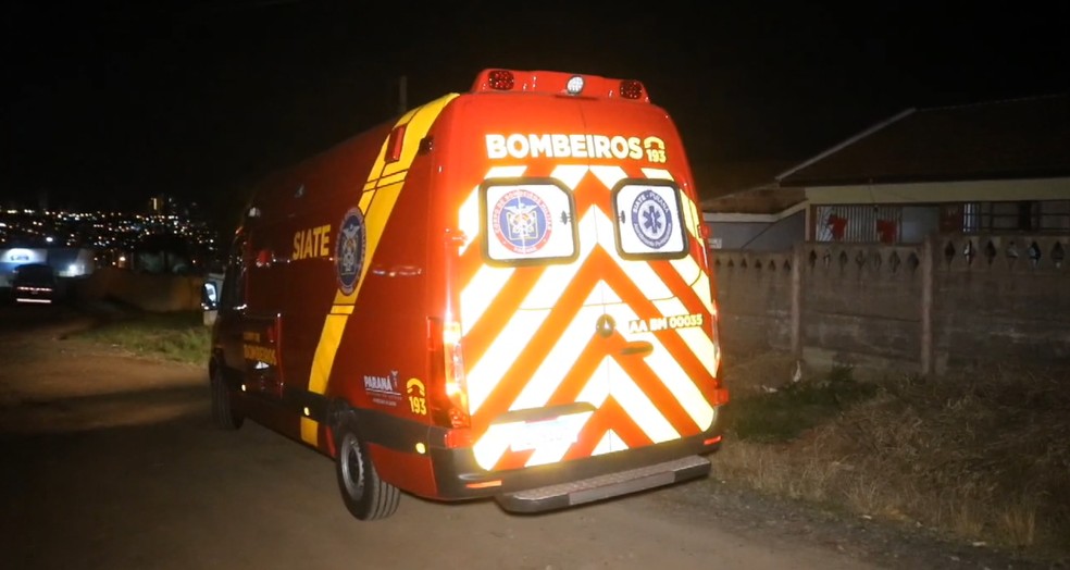 Criana foi atendida pelo Corpo de Bombeiros e levada ao hospital — Foto: Imagem cedida Mrcio Lopes/RPPG/aRede